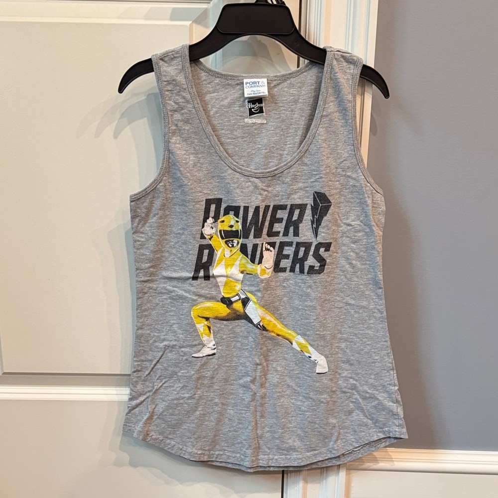 Yellow Power Rangers Tank Top